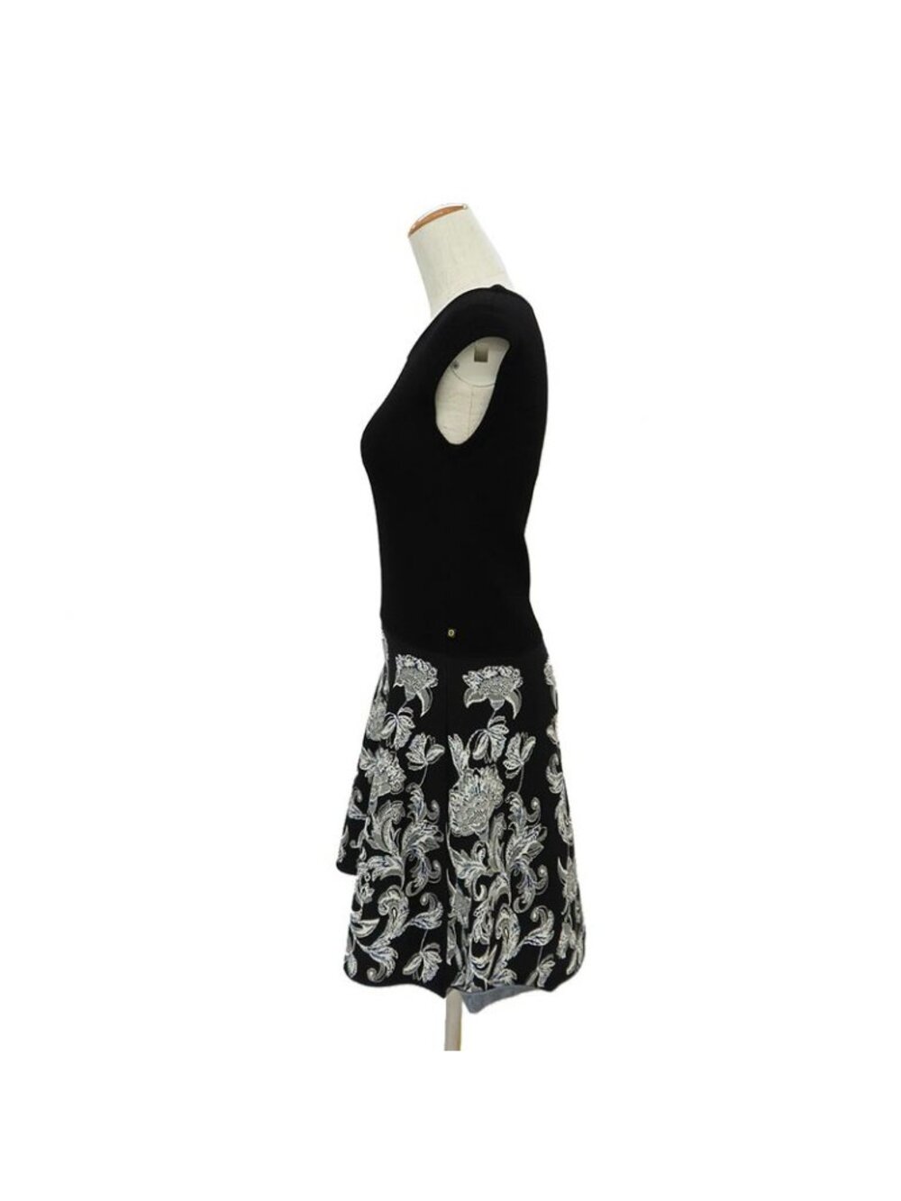 ★SOLD★ Louis Vuitton Sleeveless Dress Rw172 W S Size Apparel Clothes - Picture 4 of 9